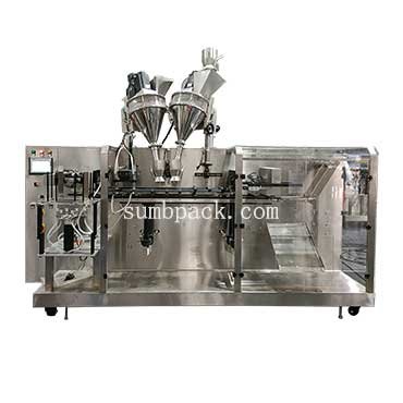 double powder premade bag packing machine