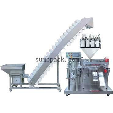 line premade bag packing machine