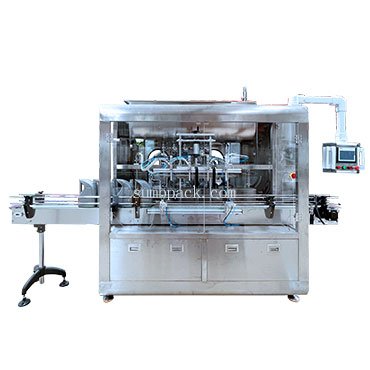 4 head gear pump liquid filling machine