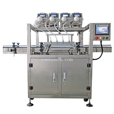 4 head peristaltic pump filling machine