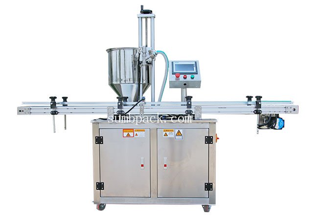 Automatic servo rotor pump filling machine