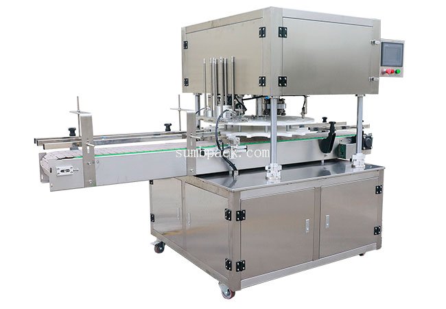 Double head can sealing machine